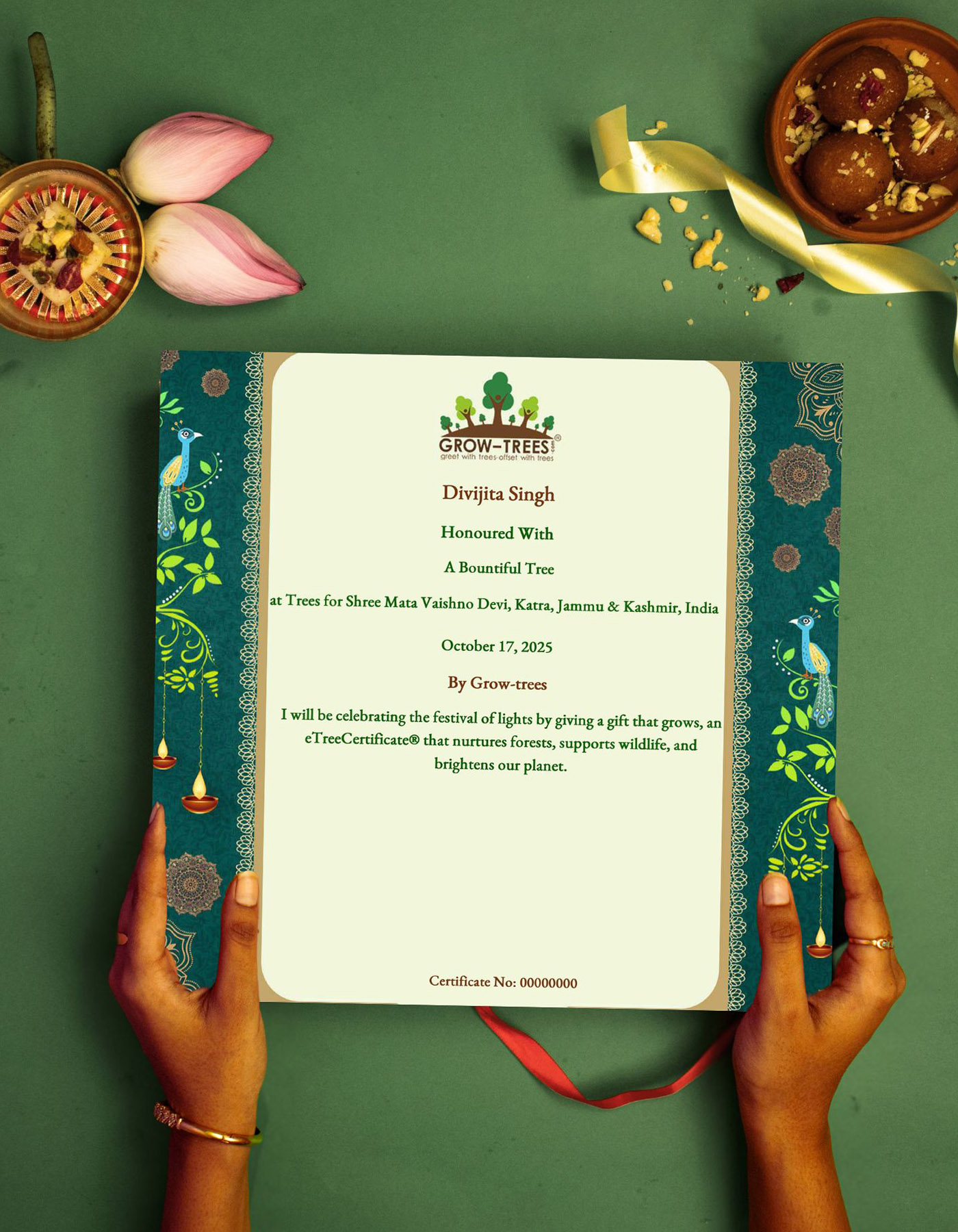 Diwali Certifcate