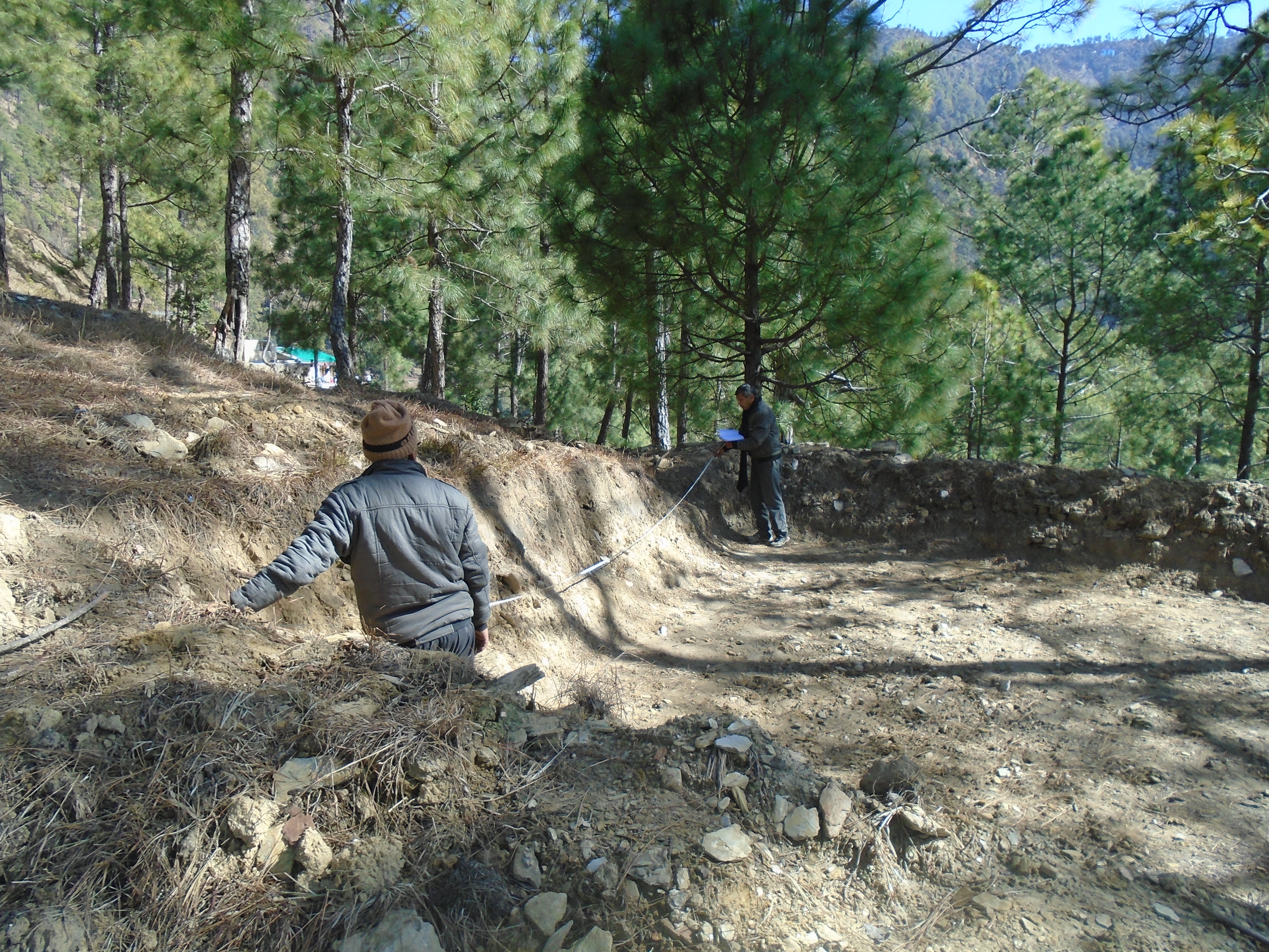 Water conservation project in Uttarakhand