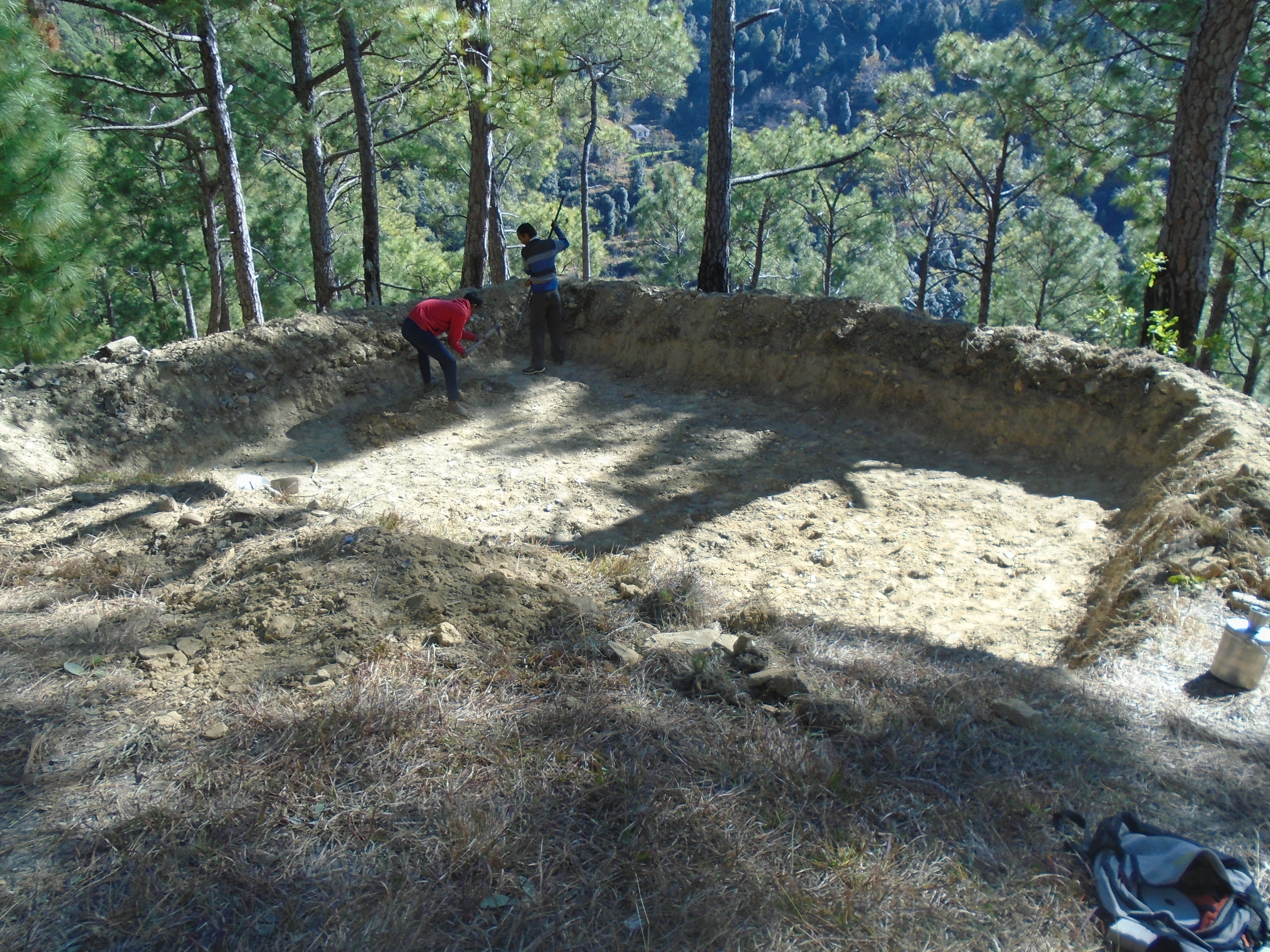 Water conservation project in Jharkhand