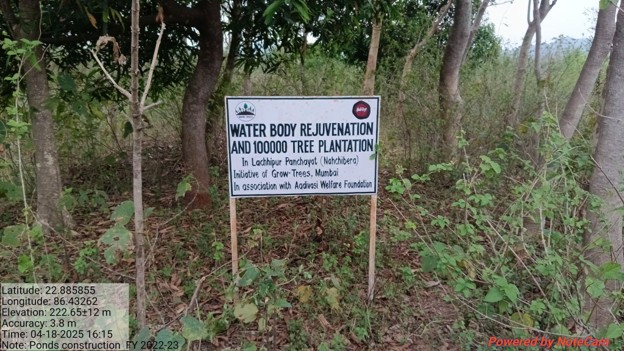 Water conservation project in Uttarakhand
