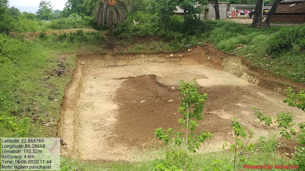 Restored water pond